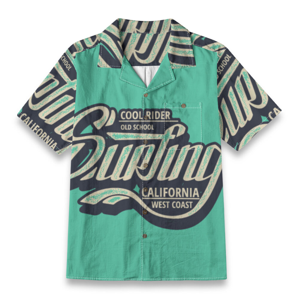 Subtle Concrete Rhythm Hawaiian Shirt