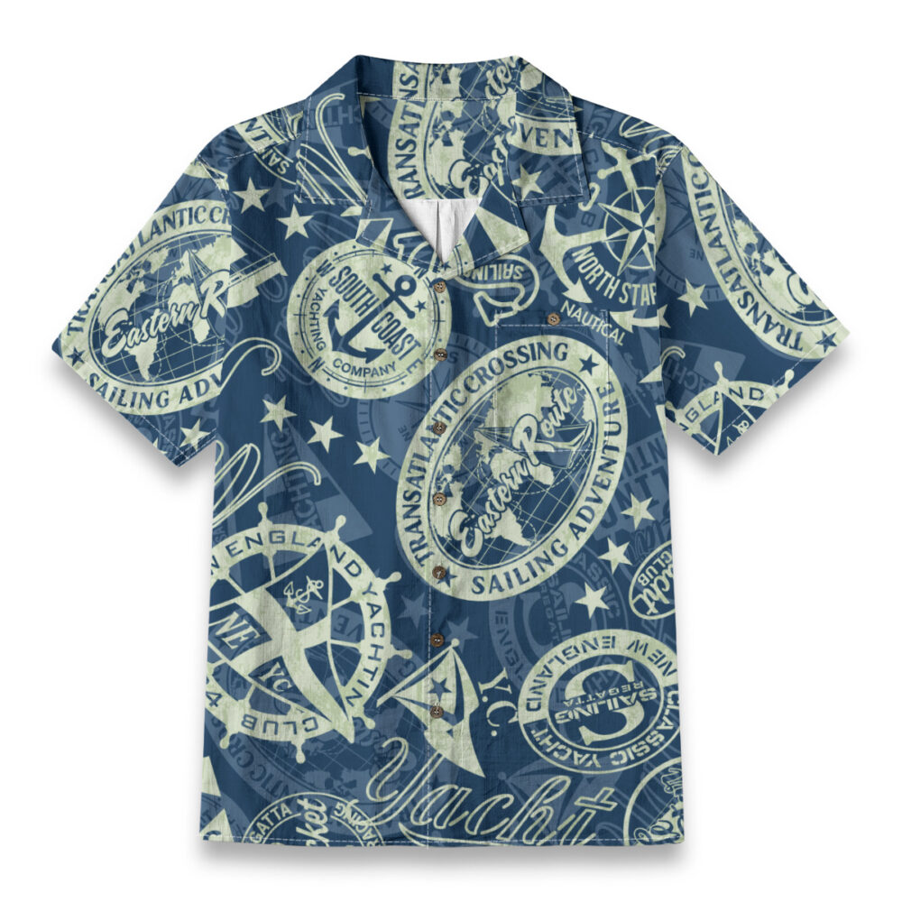 Faded Skyline Summer Mood Hawaiian Shirt