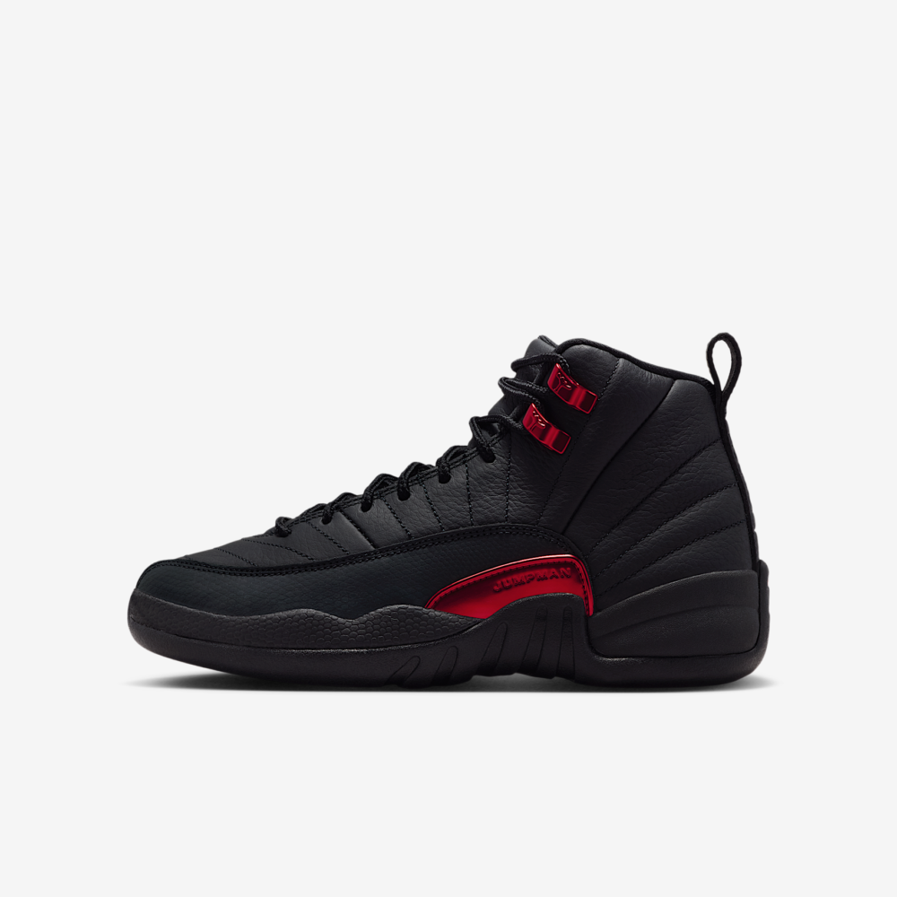 Jordan 12 Retro Bloodline (GS) Black Varsity Red 153265-003